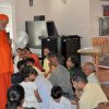 Poojya Swamiji interacting with the audience at the Q & A Session
